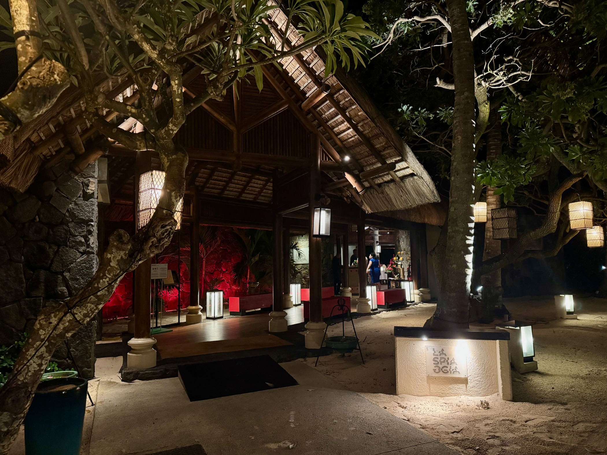 Aussenansicht vom Restaurant La Spiaggia