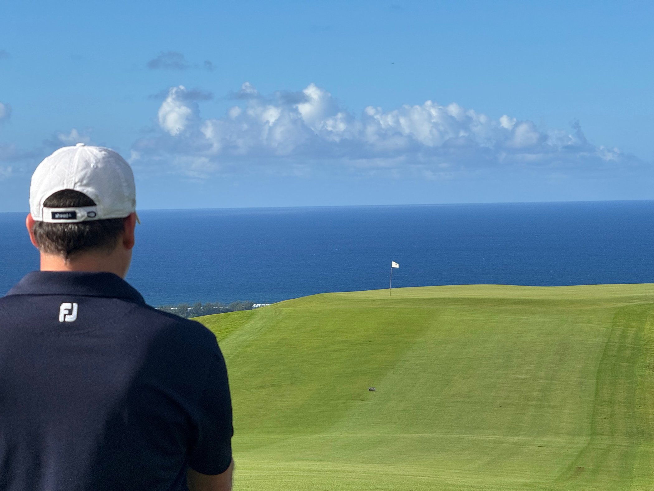 View auf ein Green im Heritage Golf Club Mauritius