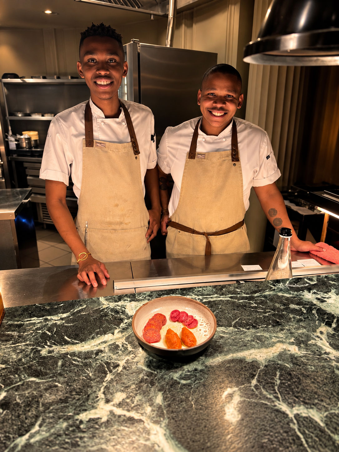 Küchenteam des Amura Restaurants im Belmond Mount Nelson Kapstadt