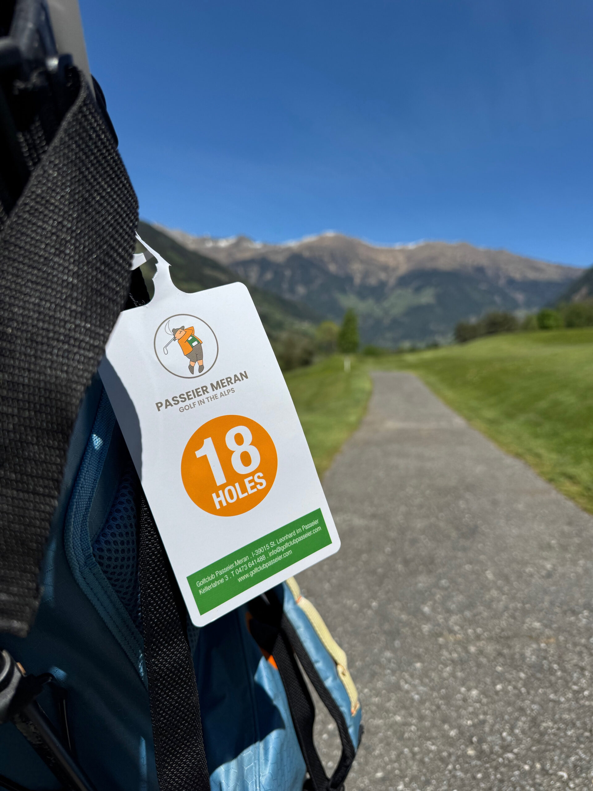 Golfplatz mit 18 Löchern Greemfeebadge