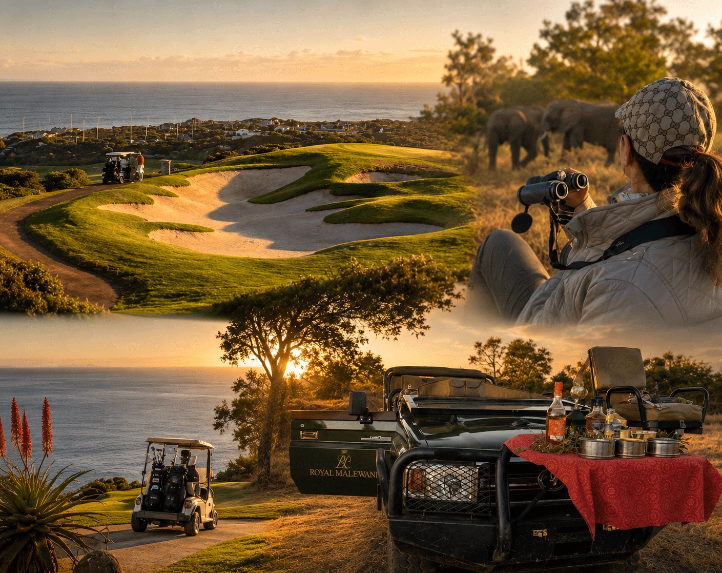 Die beste Kombination ist Golf und Safari in Südafrika