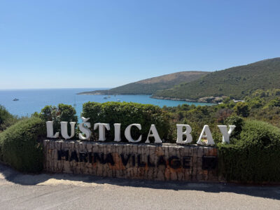 Willkommen in Luštica Bay: Aussicht auf die Adria-Bucht