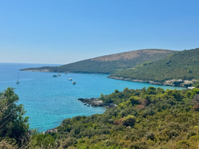 Aussicht auf die Bucht Adria Montenegro